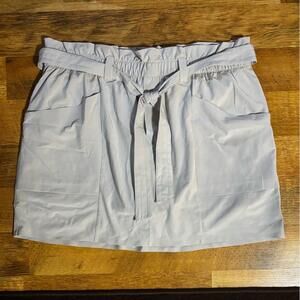 Athleta Light Gray Mini Skirt